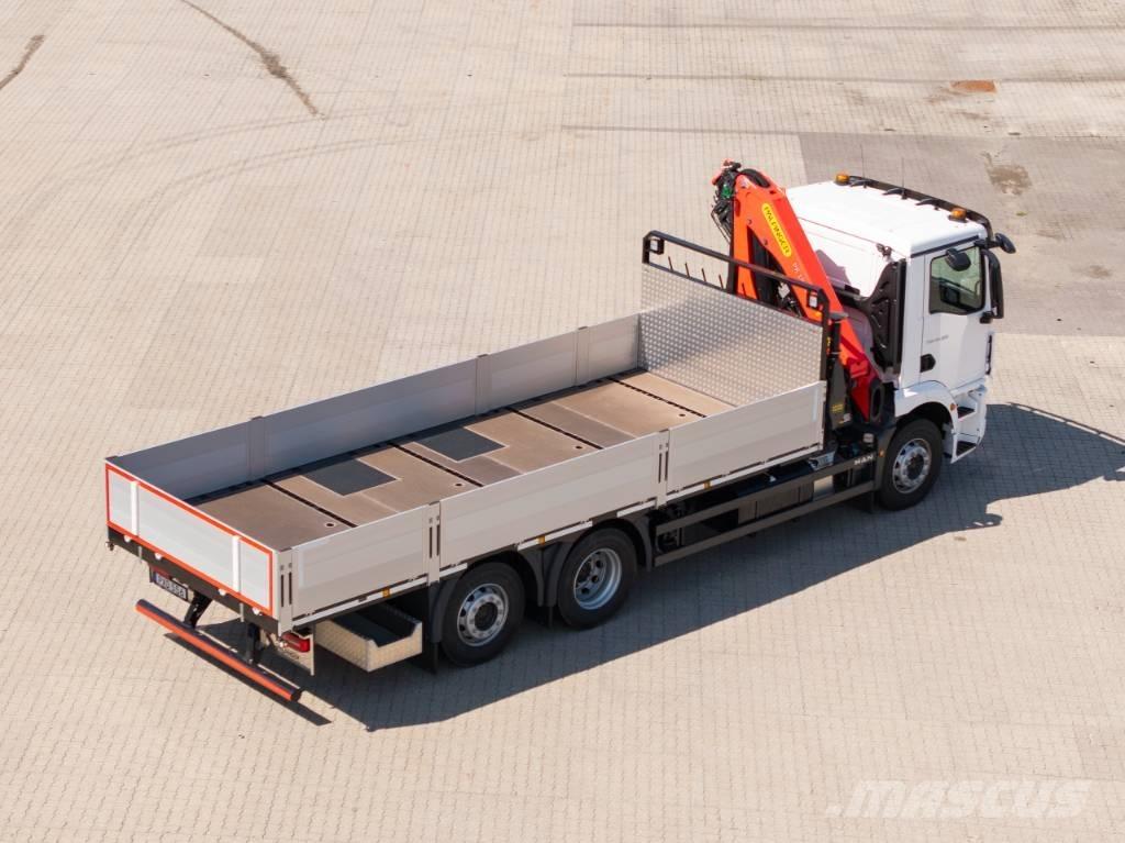 MAN TGM 26.320 6x2-4 Lastbil med kran