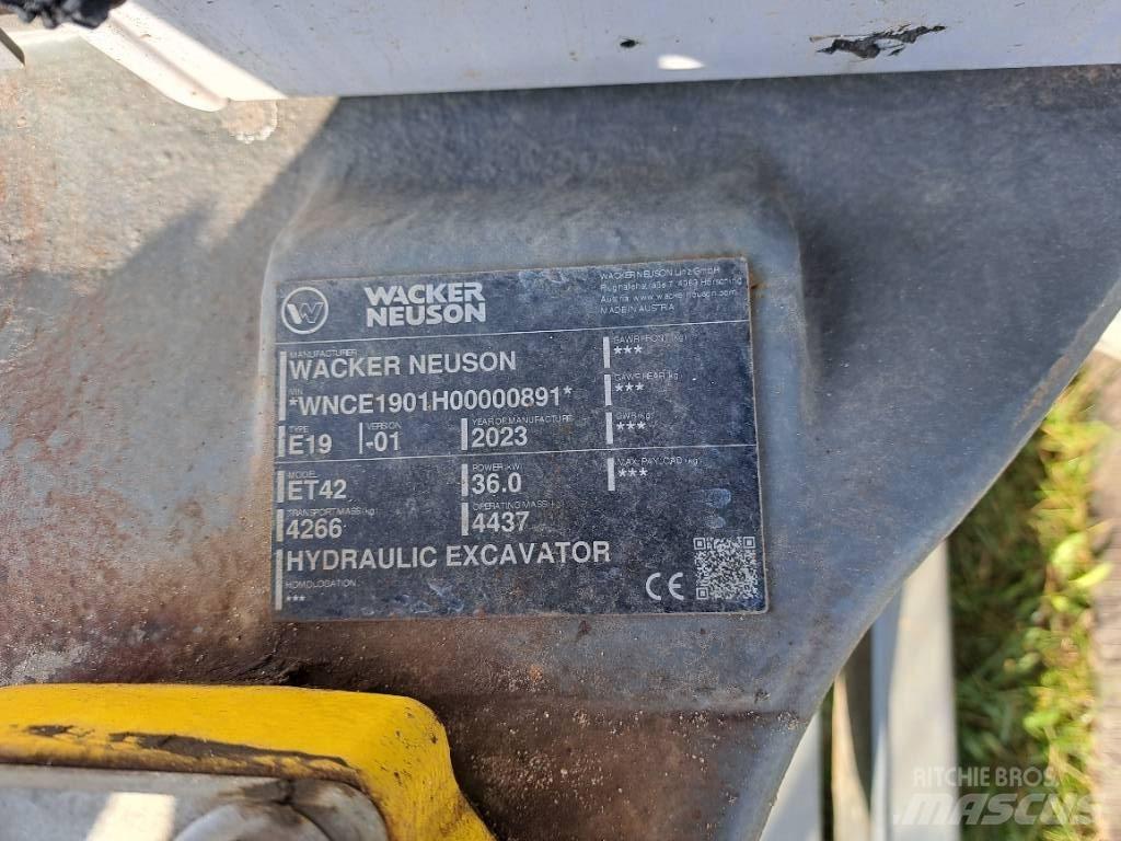 Wacker Neuson ET42 Gravemaskiner på larvebånd