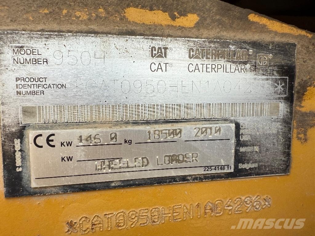 CAT 950 H Læssemaskiner på hjul