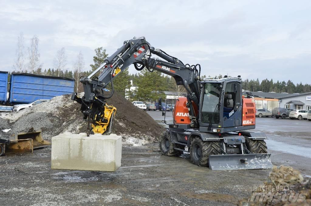 Atlas 165 Wsr Gravemaskiner på hjul