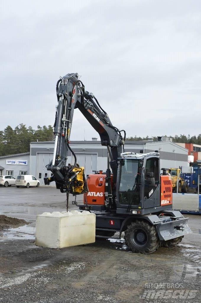 Atlas 165 Wsr Gravemaskiner på hjul