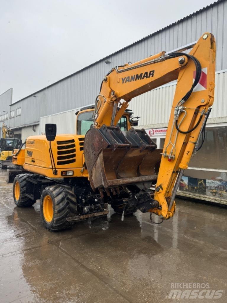 Yanmar B95W (40496) Gravemaskiner på hjul