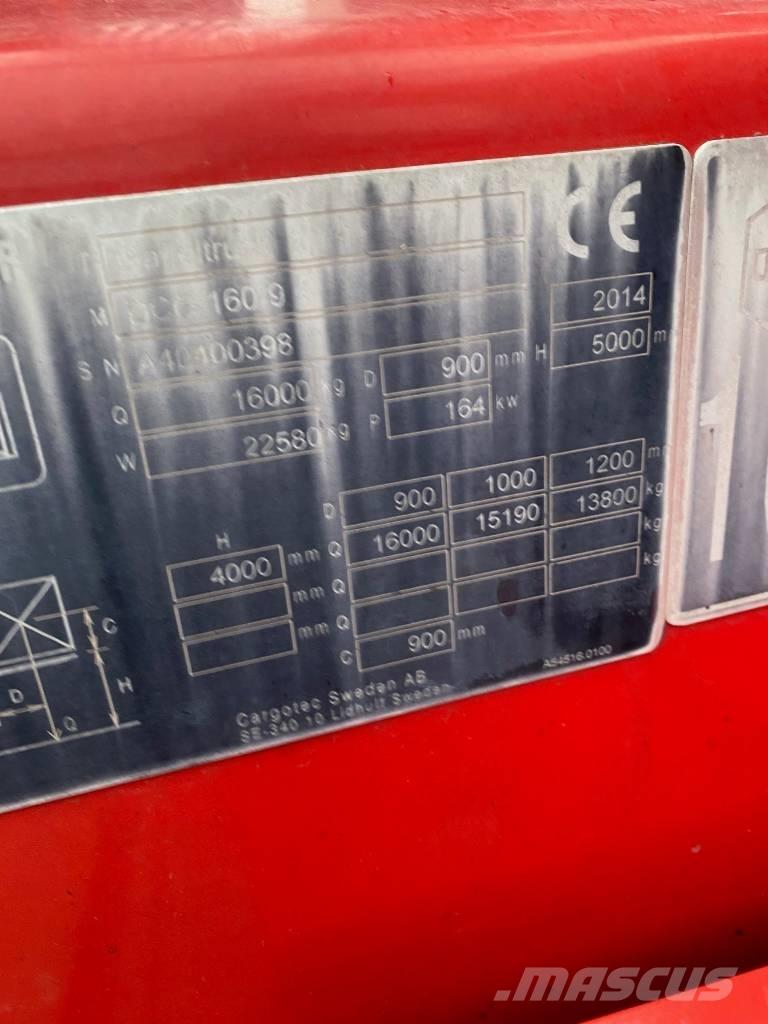 Kalmar DCG 160-9 Diesel gaffeltrucks