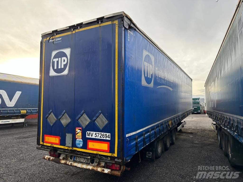 Krone SD MEGA-LINER Semi-trailer med Gardinsider