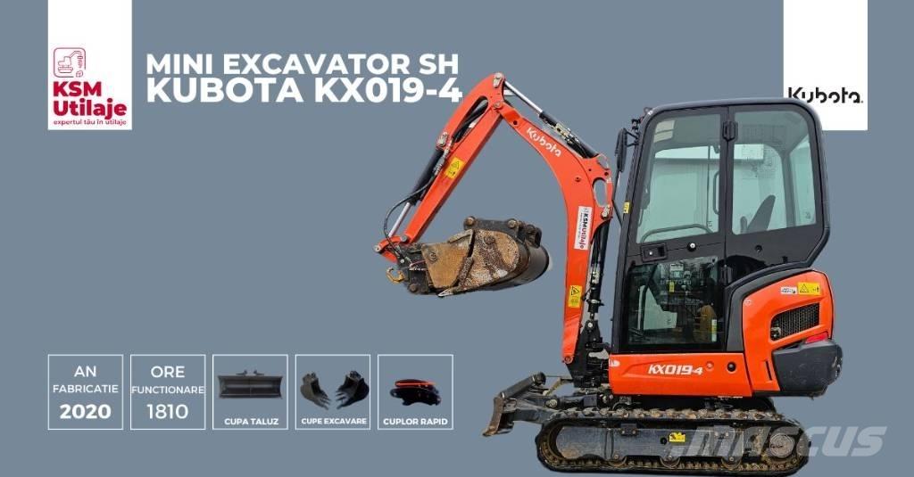 Kubota KX 019-4 Minigravemaskiner