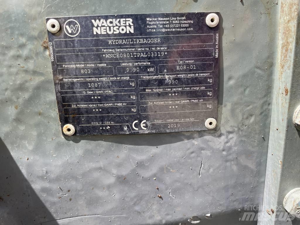 Wacker Neuson 803 Minigravemaskiner