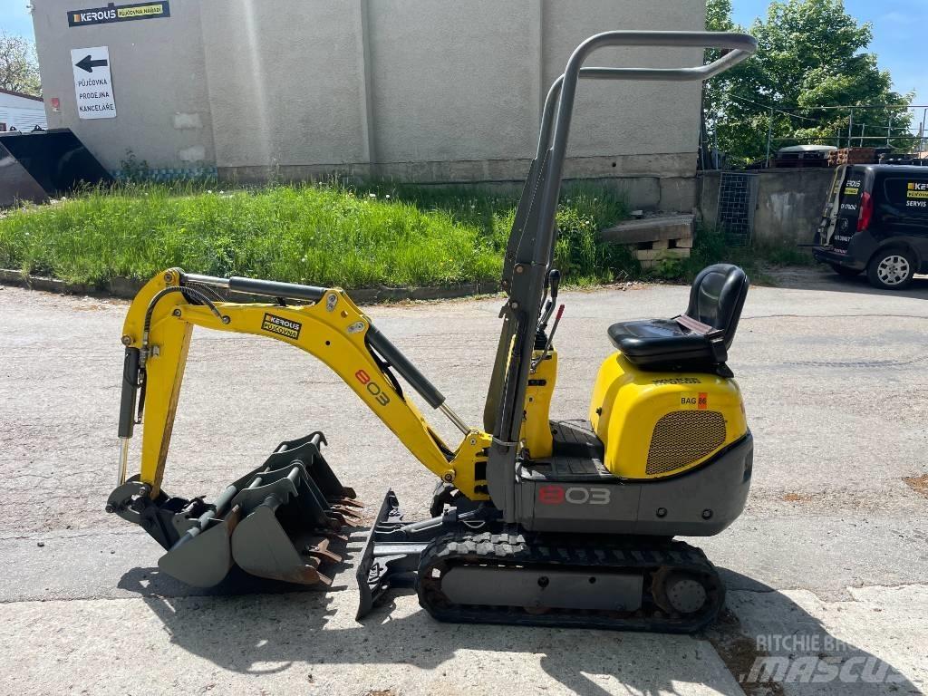 Wacker Neuson 803 Minigravemaskiner