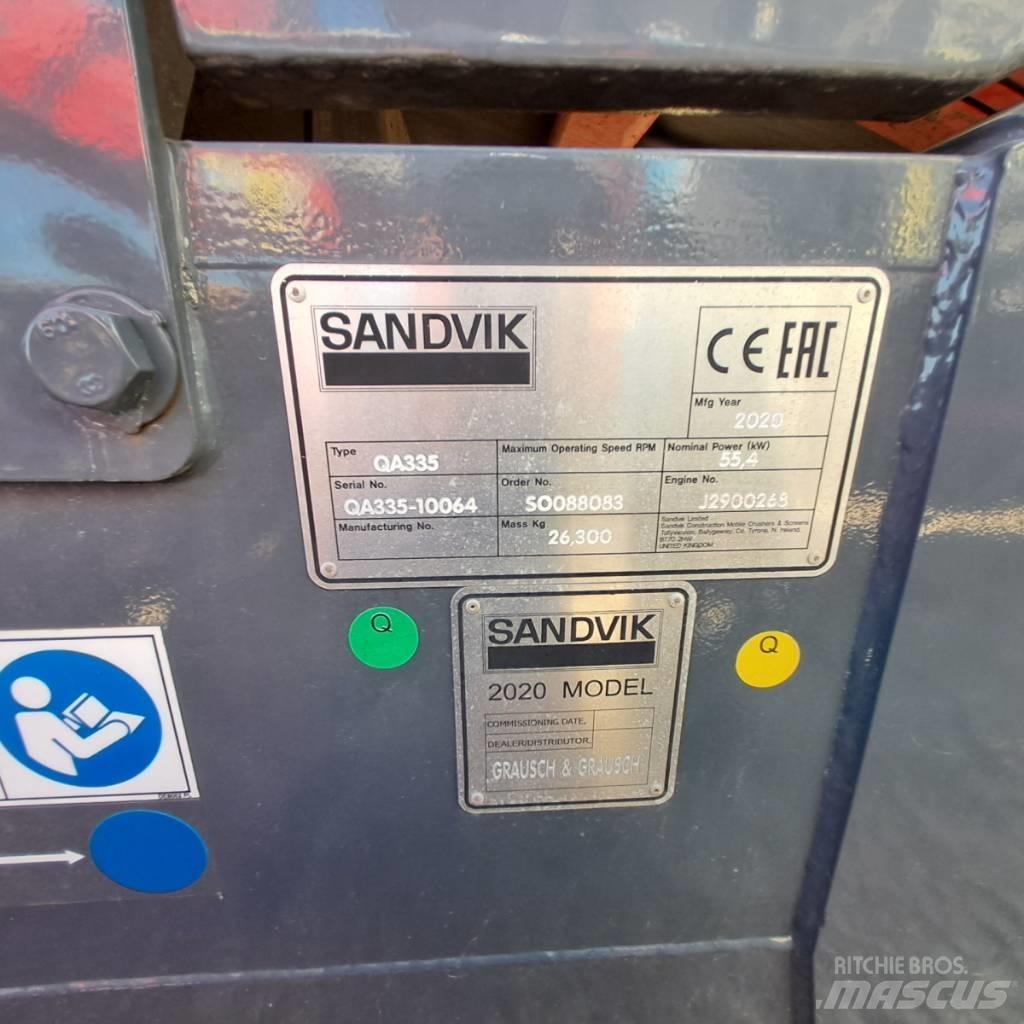 Sandvik QA 335 Sorterværk
