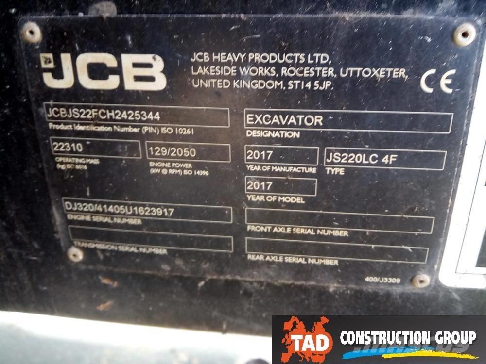 JCB JS 220 LC Gravemaskiner på larvebånd