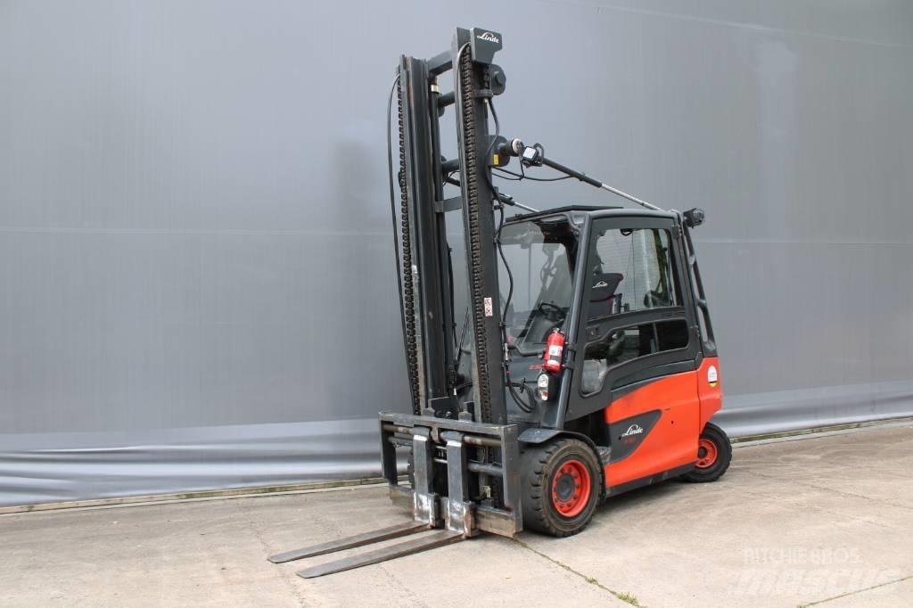 Linde E50HL-01 El gaffeltrucks
