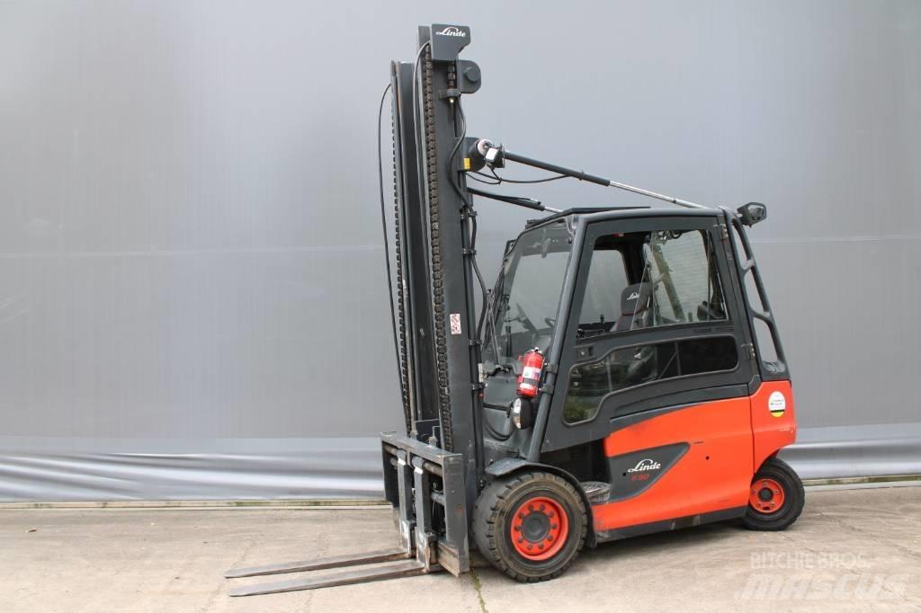 Linde E50HL-01 El gaffeltrucks