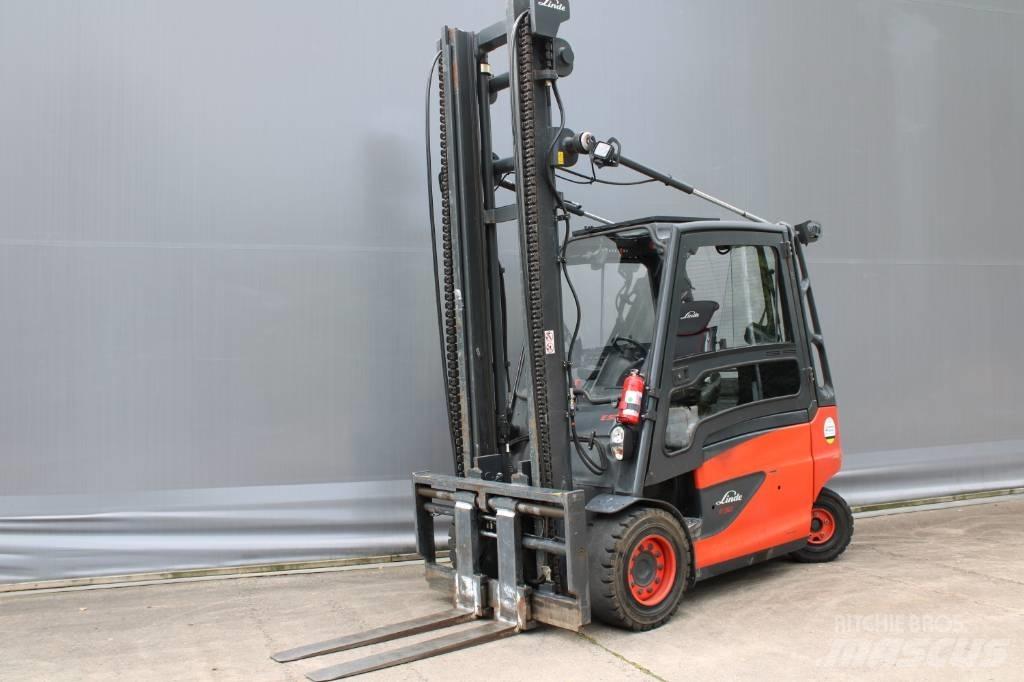 Linde E50HL-01 El gaffeltrucks