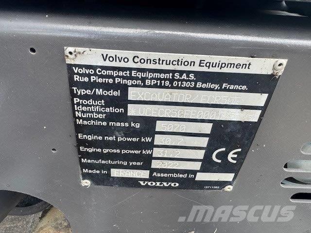 Volvo ECR50F Minigravemaskiner