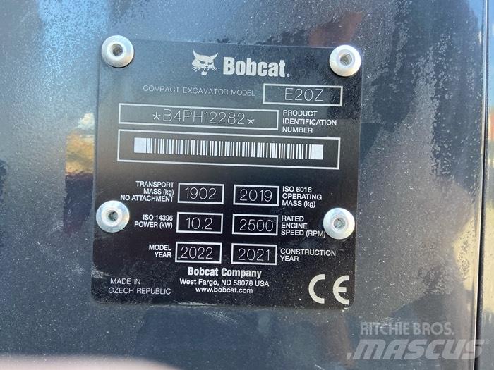 Bobcat E20z Minigravemaskiner