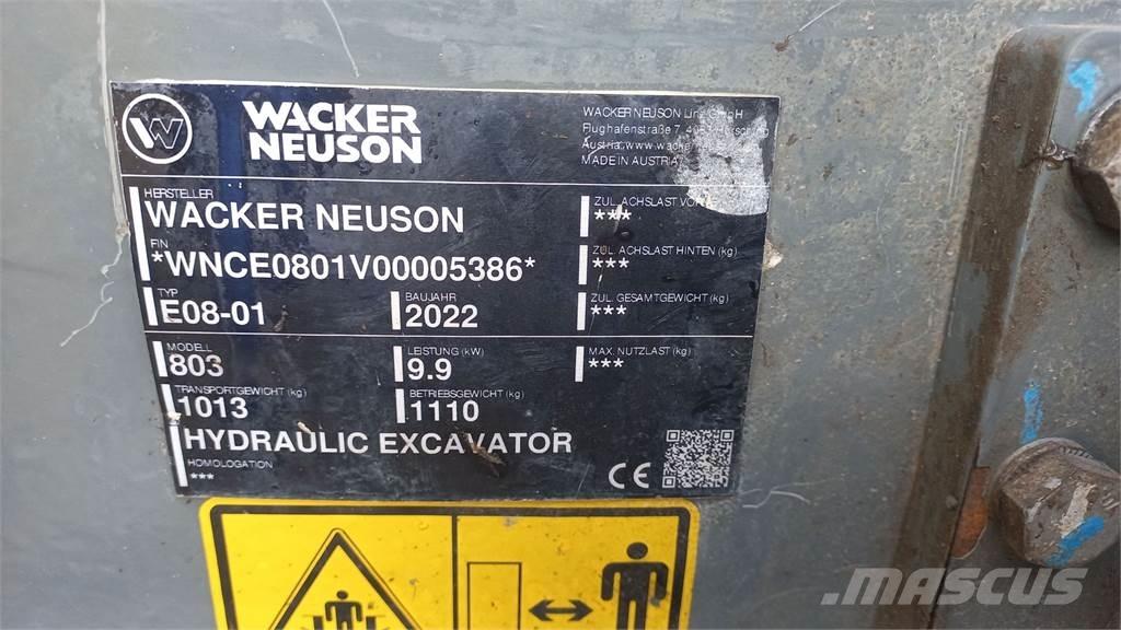 Wacker Neuson 803 Gravemaskiner på larvebånd