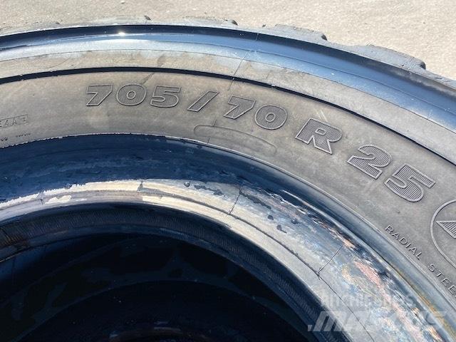 Michelin 705/70 R25 Dæk, hjul og fælge
