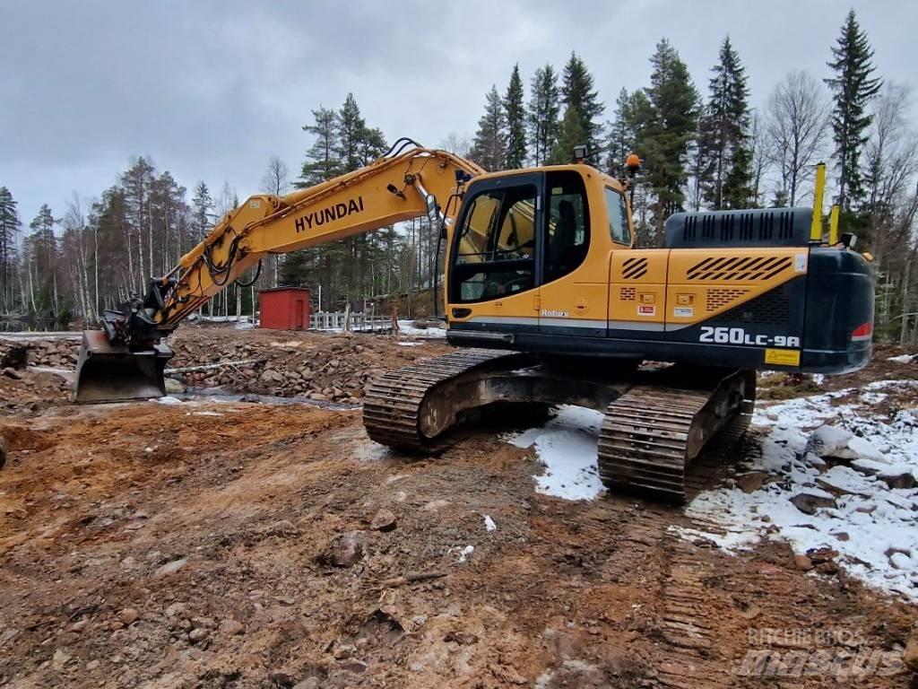 Hyundai 260 LC Gravemaskiner på larvebånd