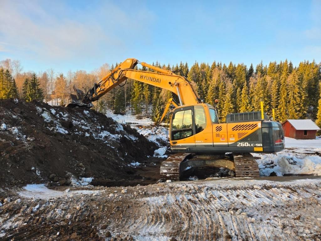 Hyundai 260 LC Gravemaskiner på larvebånd