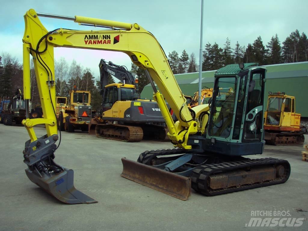 Yanmar Vio 75 Midi-gravemaskiner 7t - 12t