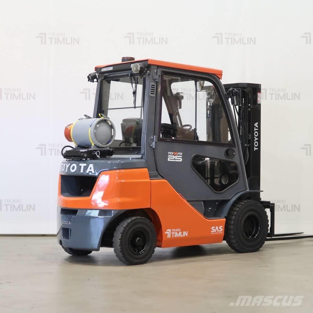 Toyota 02-8FGF25 LPG gaffeltrucks