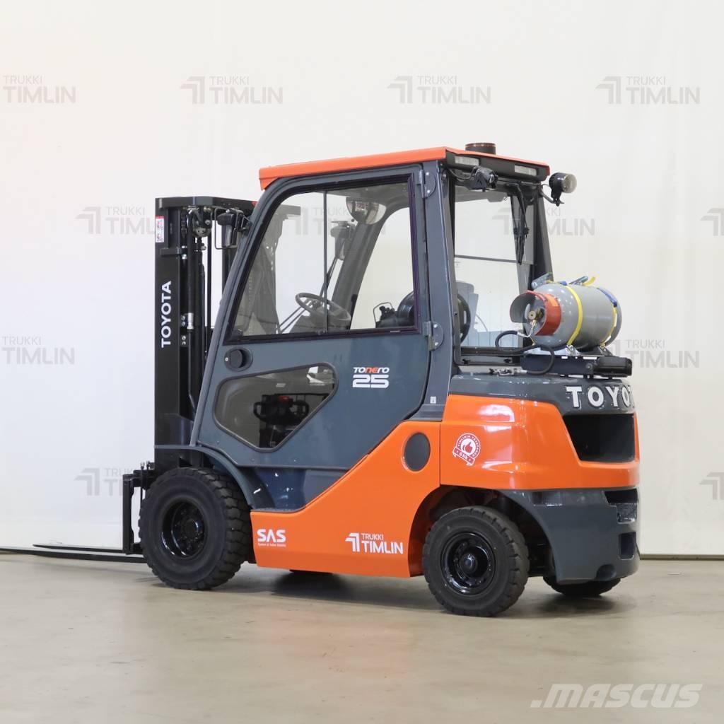 Toyota 02-8FGF25 LPG gaffeltrucks
