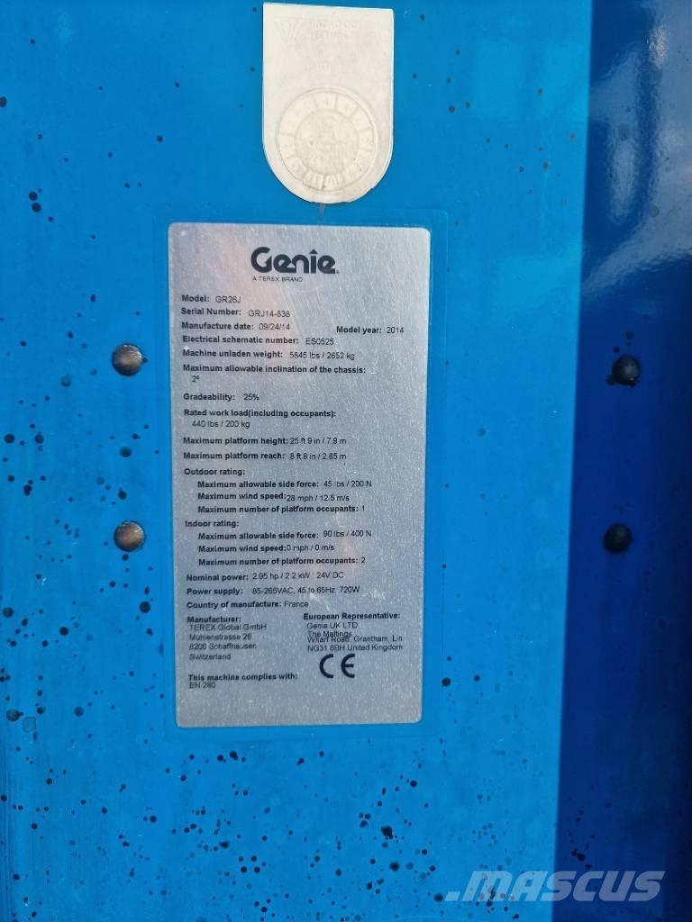 Genie GR 26 J Søjlelifte