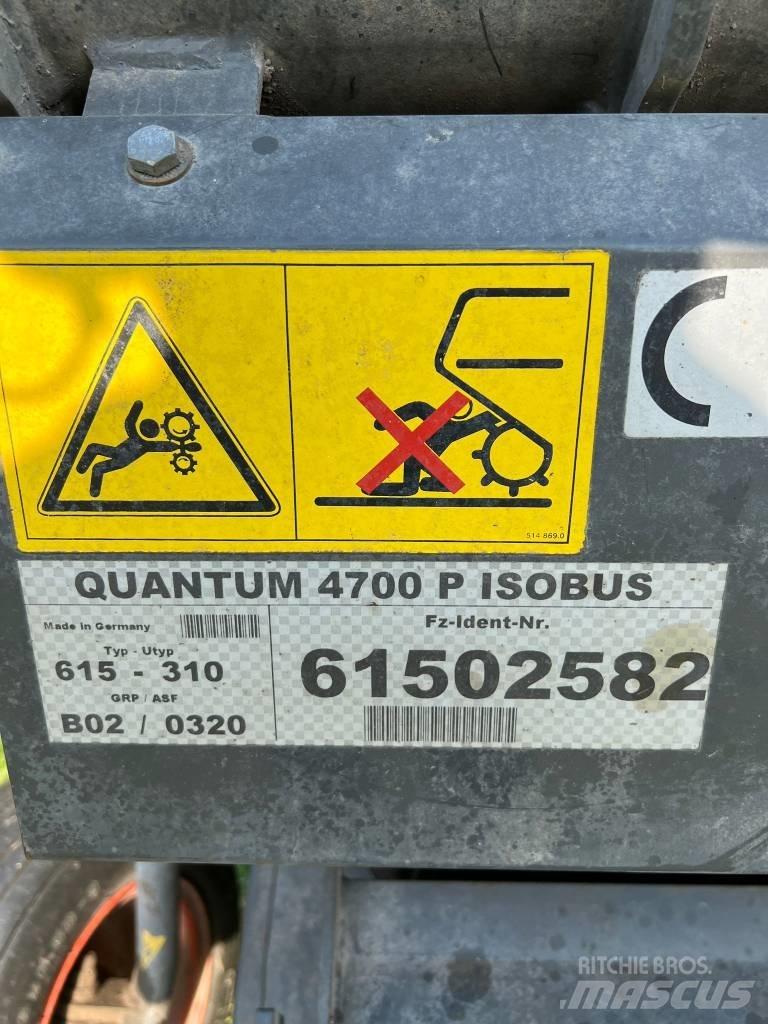 CLAAS Quantum 4700 P Selvlæssende vogne