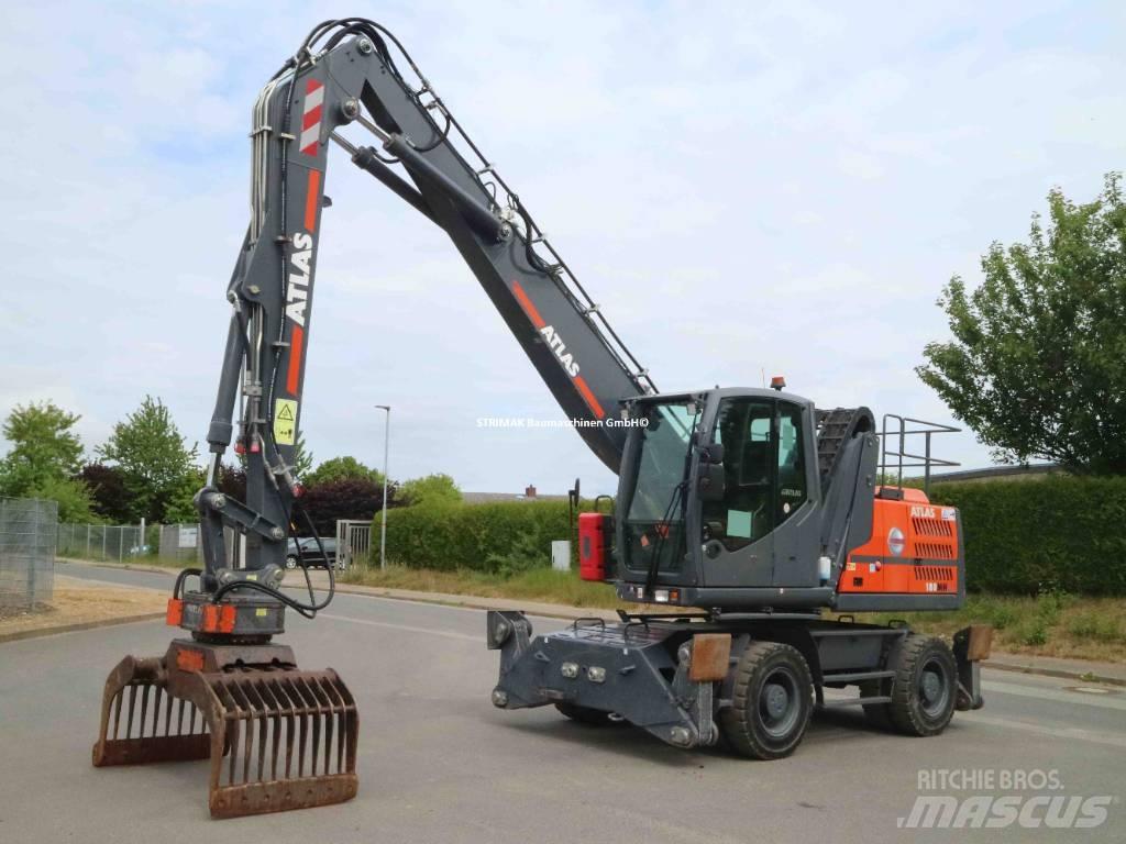 Atlas 180 MH Gravemaskiner på hjul