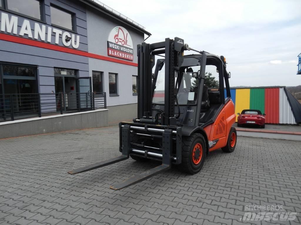 Linde H45D Diesel gaffeltrucks