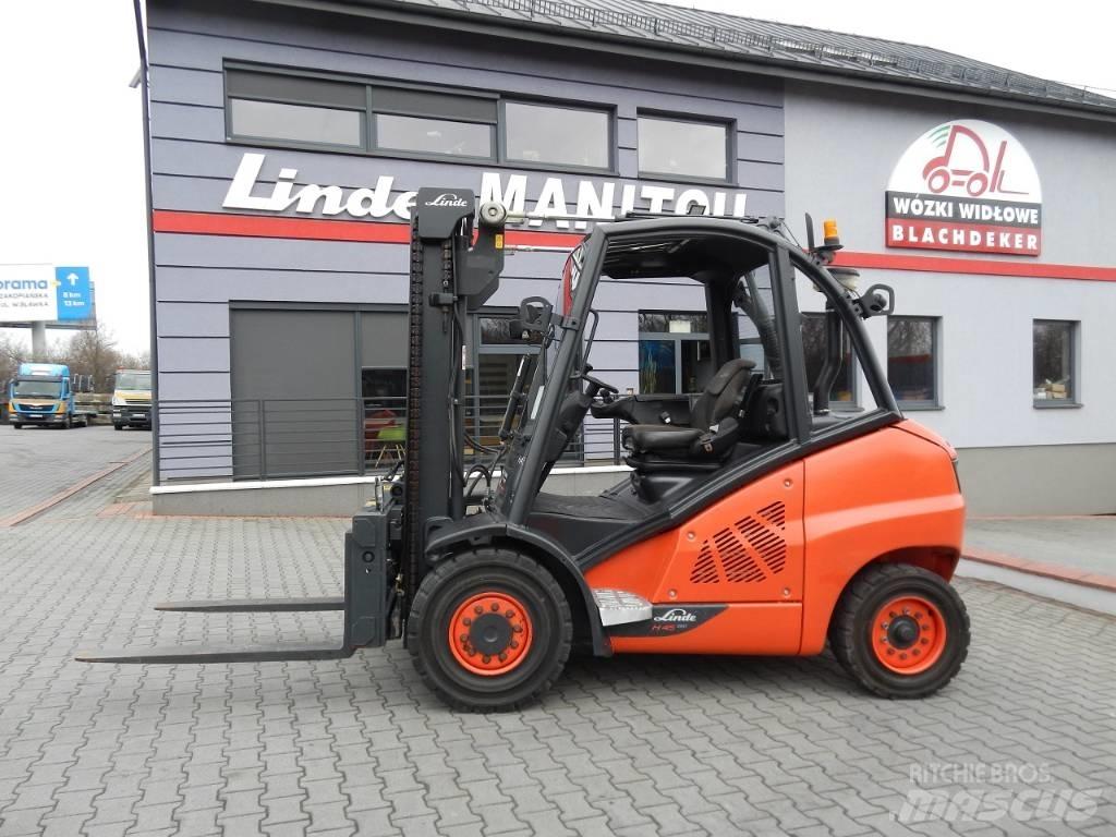 Linde H45D Diesel gaffeltrucks