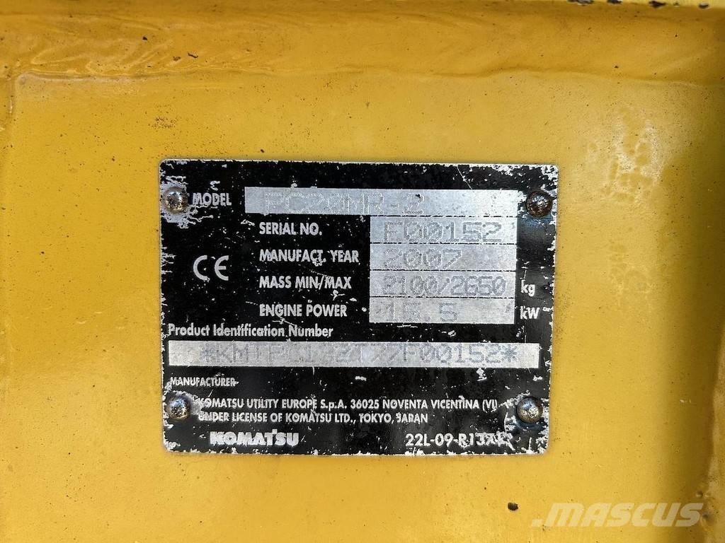 Komatsu PC20MR-2 Minigravemaskiner
