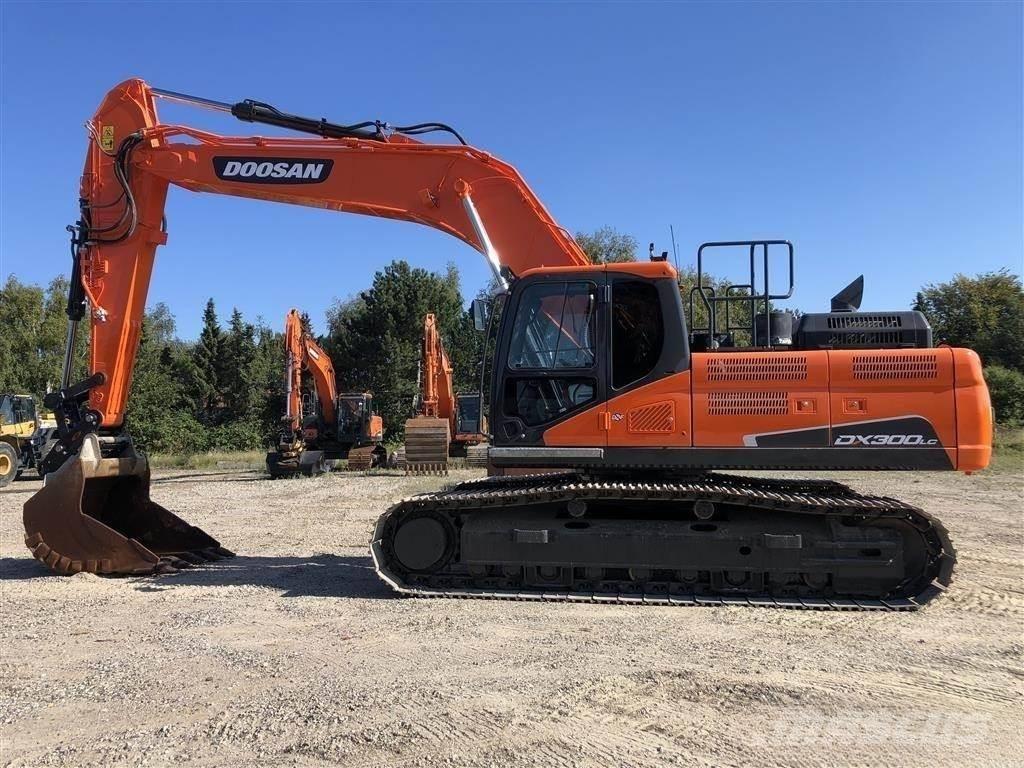 Doosan dx300 Gravemaskiner på larvebånd