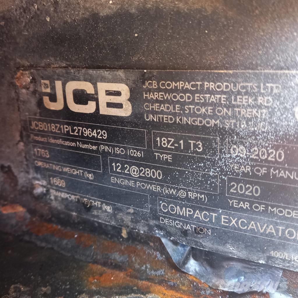 JCB 18 Z-1 Minigravemaskiner