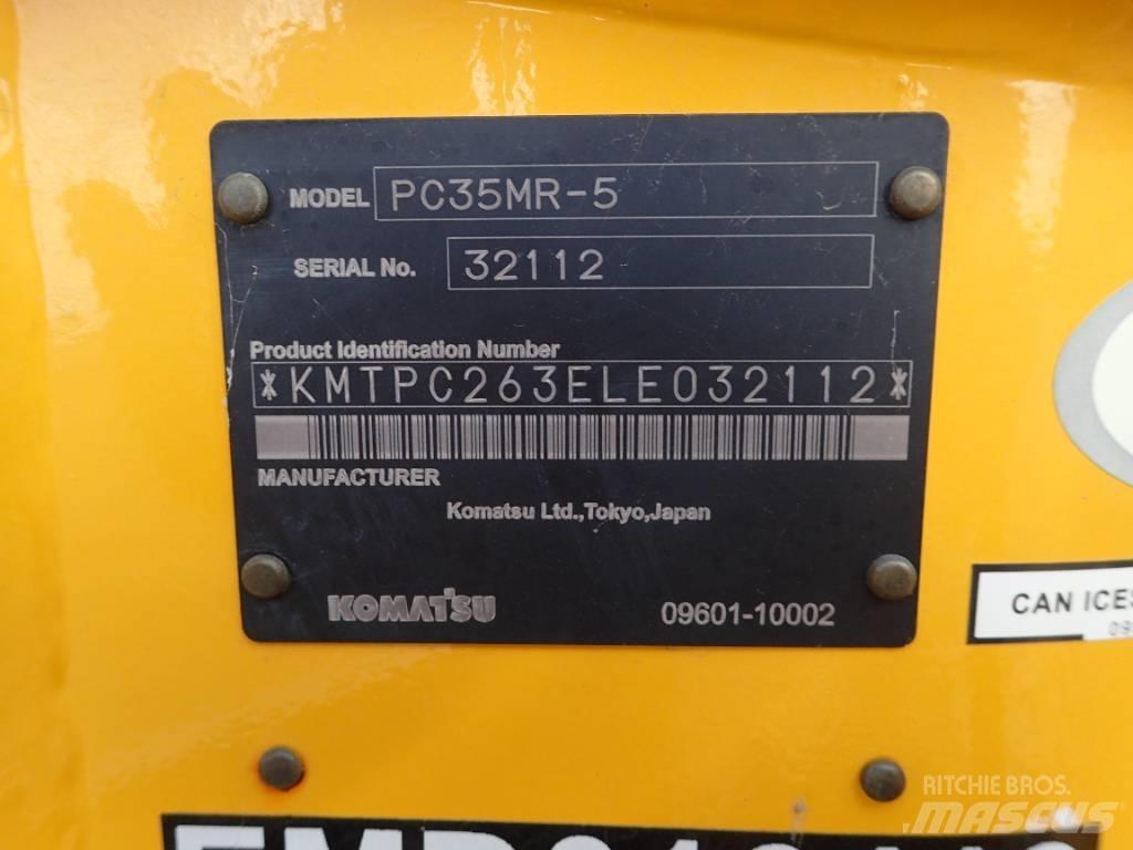 Komatsu PC35MR-5 Minigravemaskiner