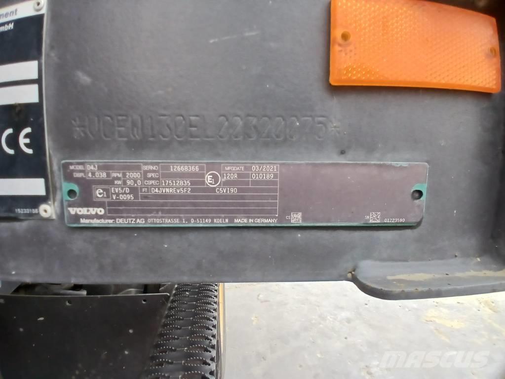 Volvo EWR 130 E Gravemaskiner på hjul