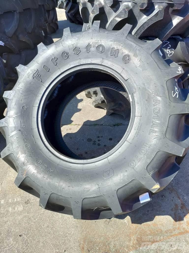 Firestone 480/70R24 Hjul, Dæk og Fælge