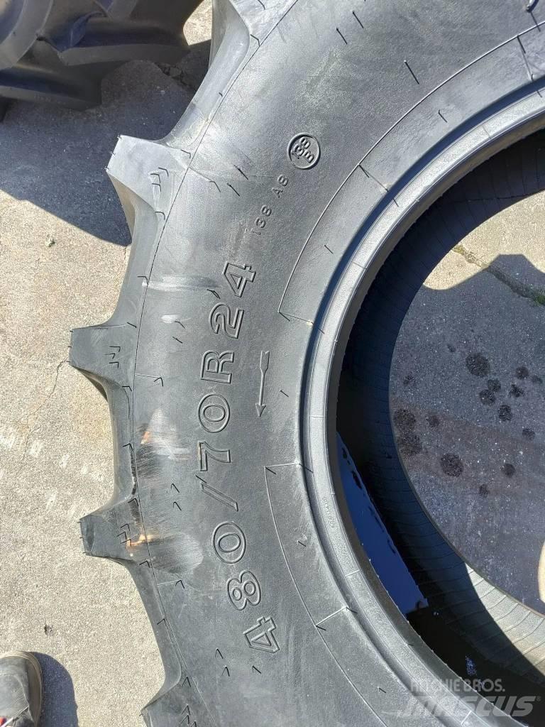 Firestone 480/70R24 Hjul, Dæk og Fælge