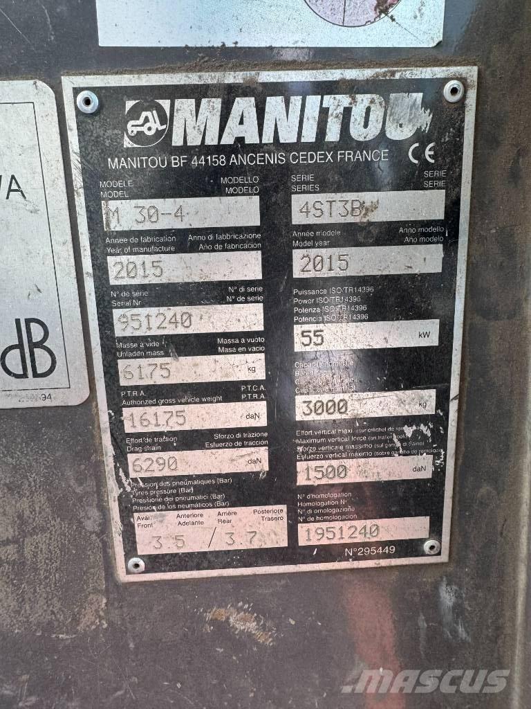 Manitou M 30.4 Diesel gaffeltrucks