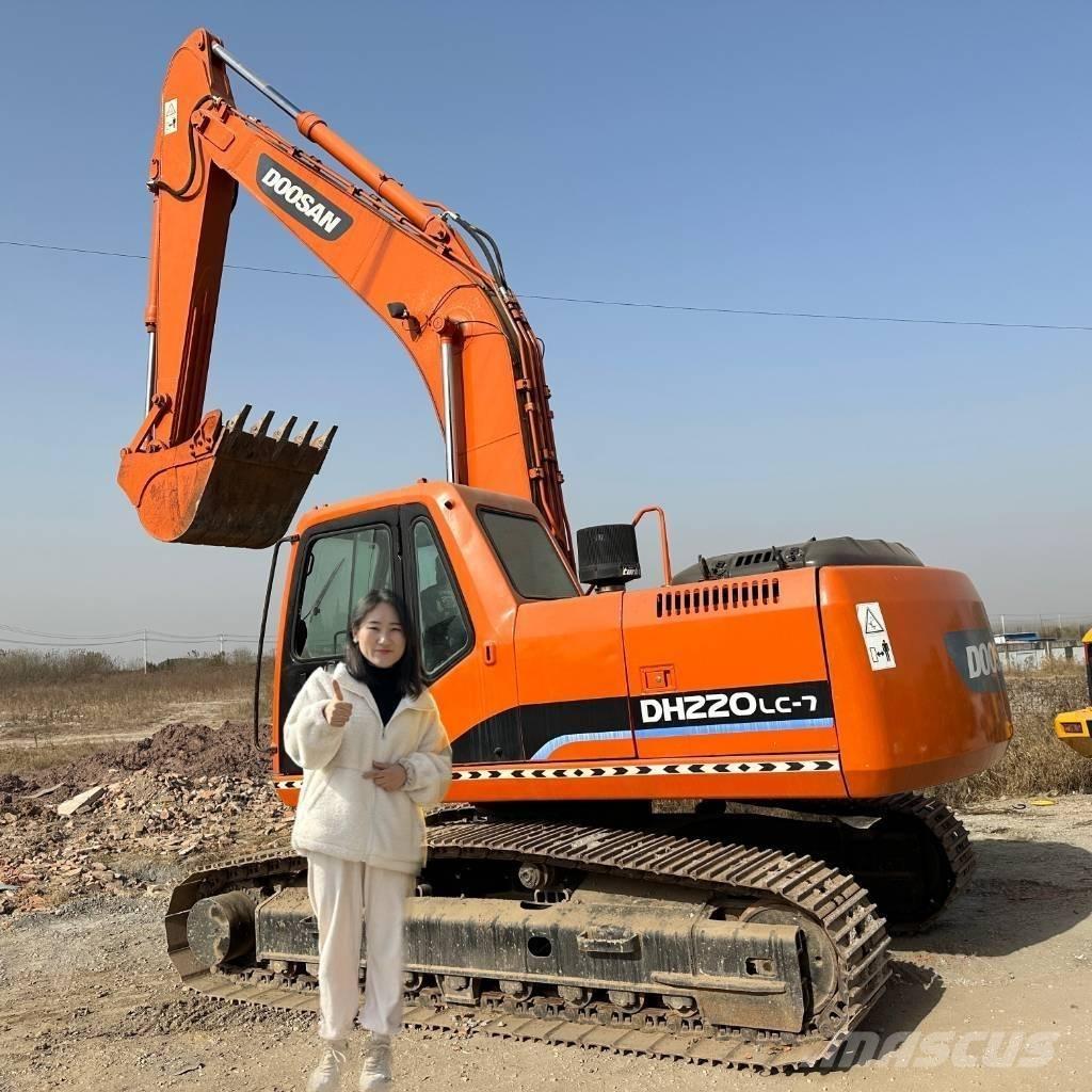 Doosan DH220LC-7 Gravemaskiner på larvebånd