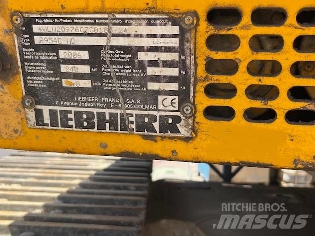 Liebherr R 954C  HD Gravemaskiner på hjul