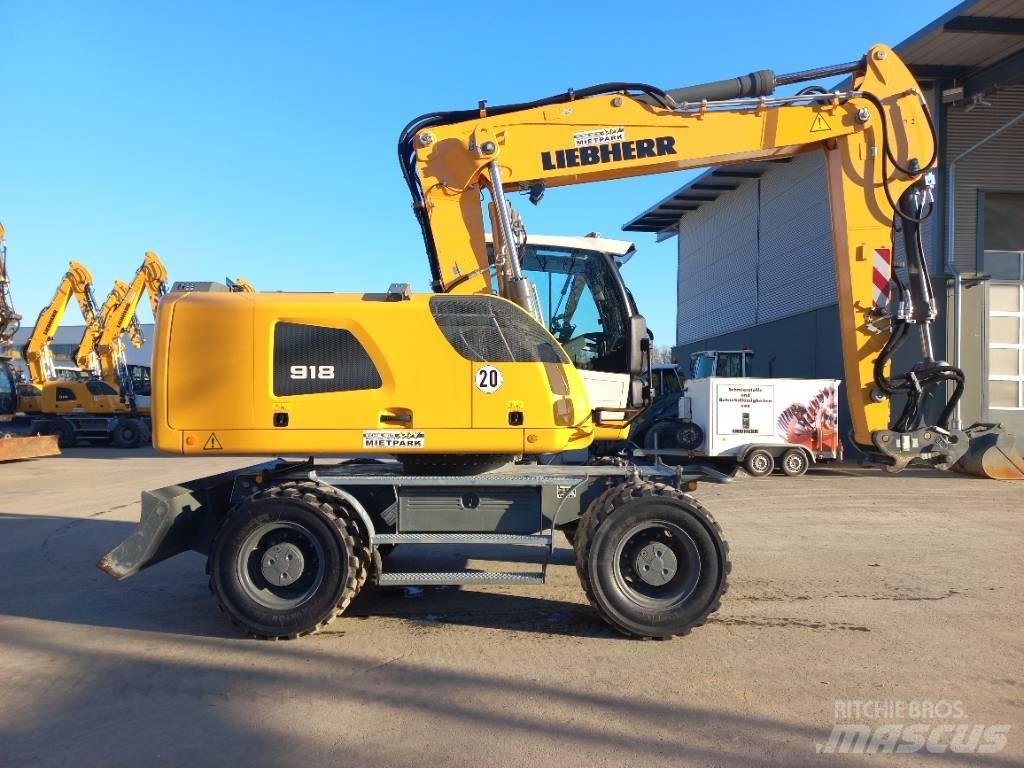 Liebherr A 918 G6.0 Gravemaskiner på hjul