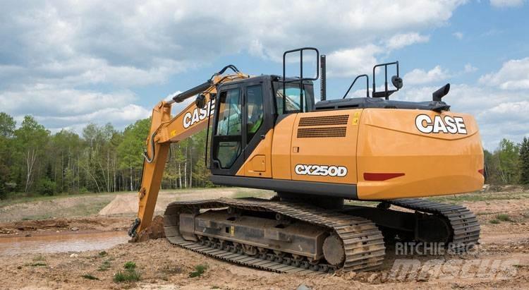 CASE CX 250 D Gravemaskiner på larvebånd