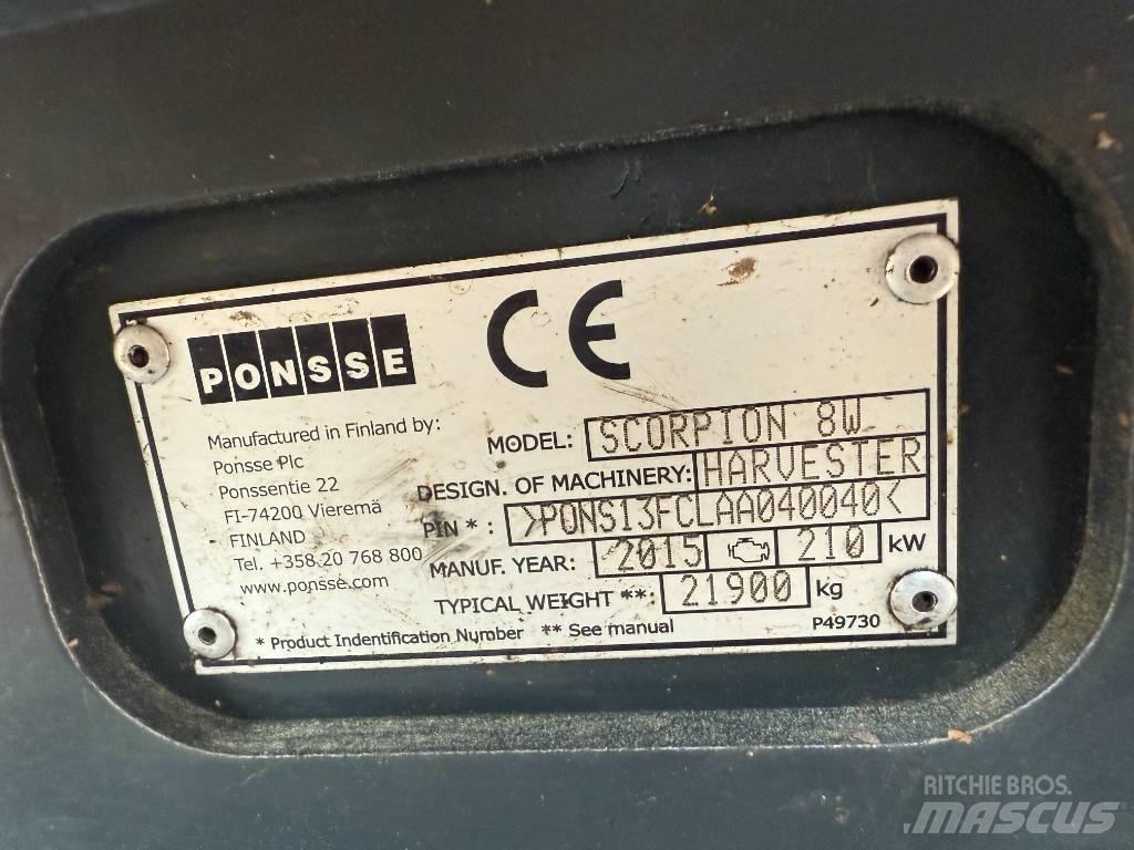 Ponsse SCORPION 8W Skovningsmaskiner