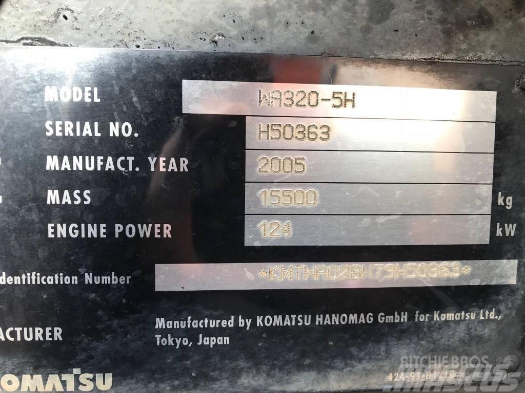 Komatsu WA320-5H Læssemaskiner på hjul