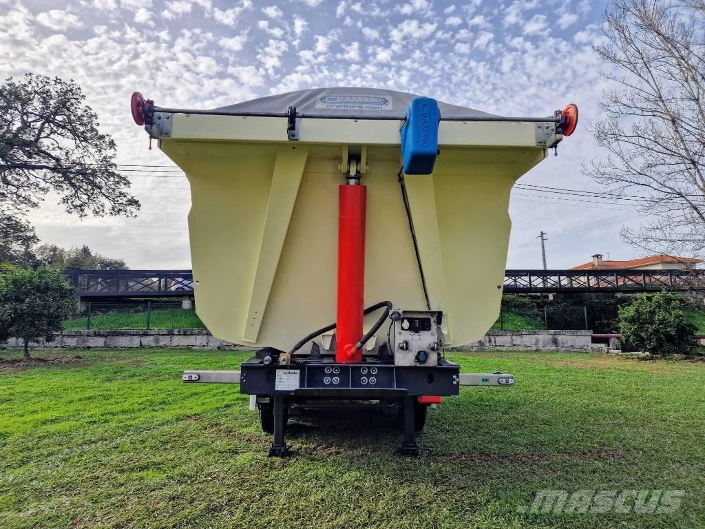 Lecitrailer 3E 20 Semi-trailer med tip