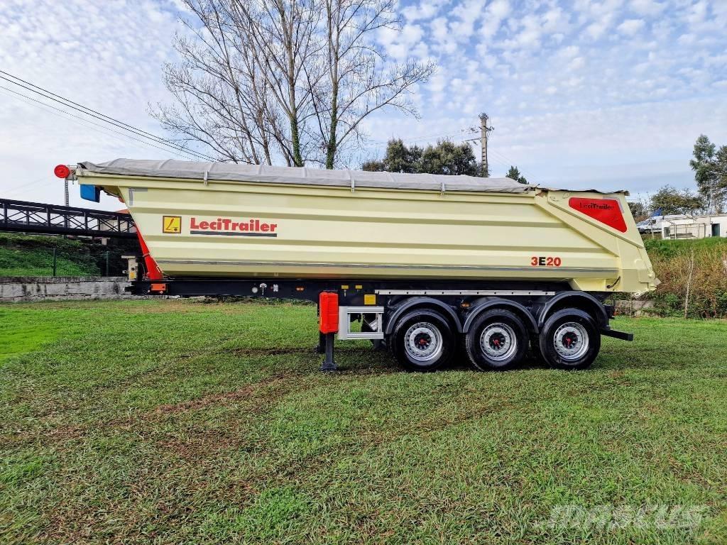 Lecitrailer 3E 20 Semi-trailer med tip