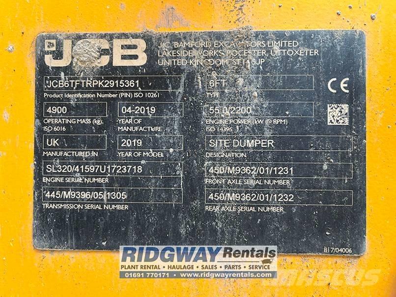 JCB 6 FT Dumpere