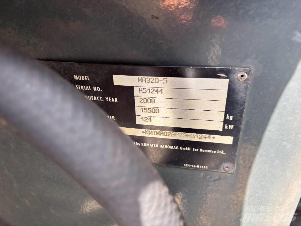Komatsu WA 320-5 Læssemaskiner på hjul