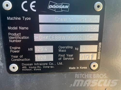 Doosan DX235LCR-5 Gravemaskiner på larvebånd