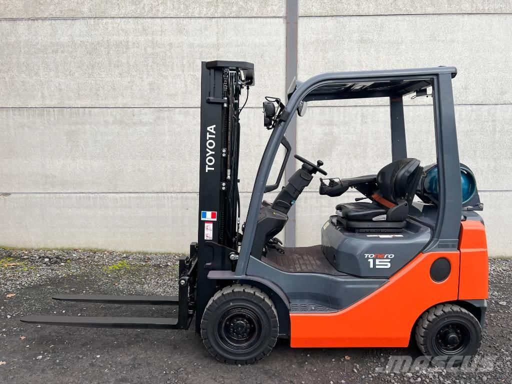 Toyota 02-8 FGF 15 LPG gaffeltrucks